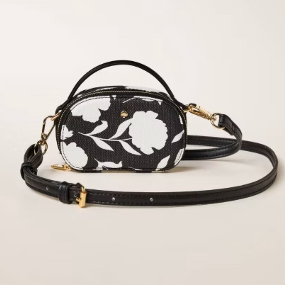 NWT Classic Rose Mini Crossbody Bag - kate spade new york x Target Black/White